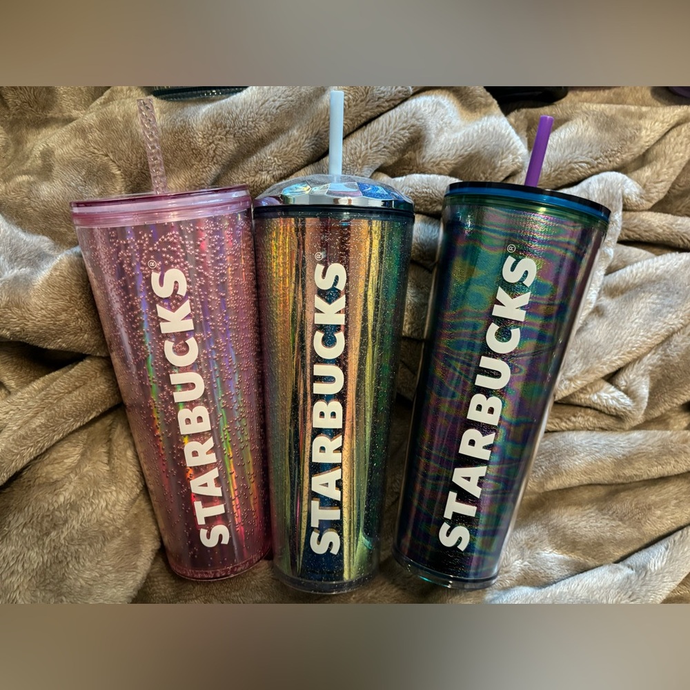 Set of 3 Starbucks Tumblers